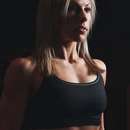 Lesbian Fitness Freak with Sporty Body in Asheville